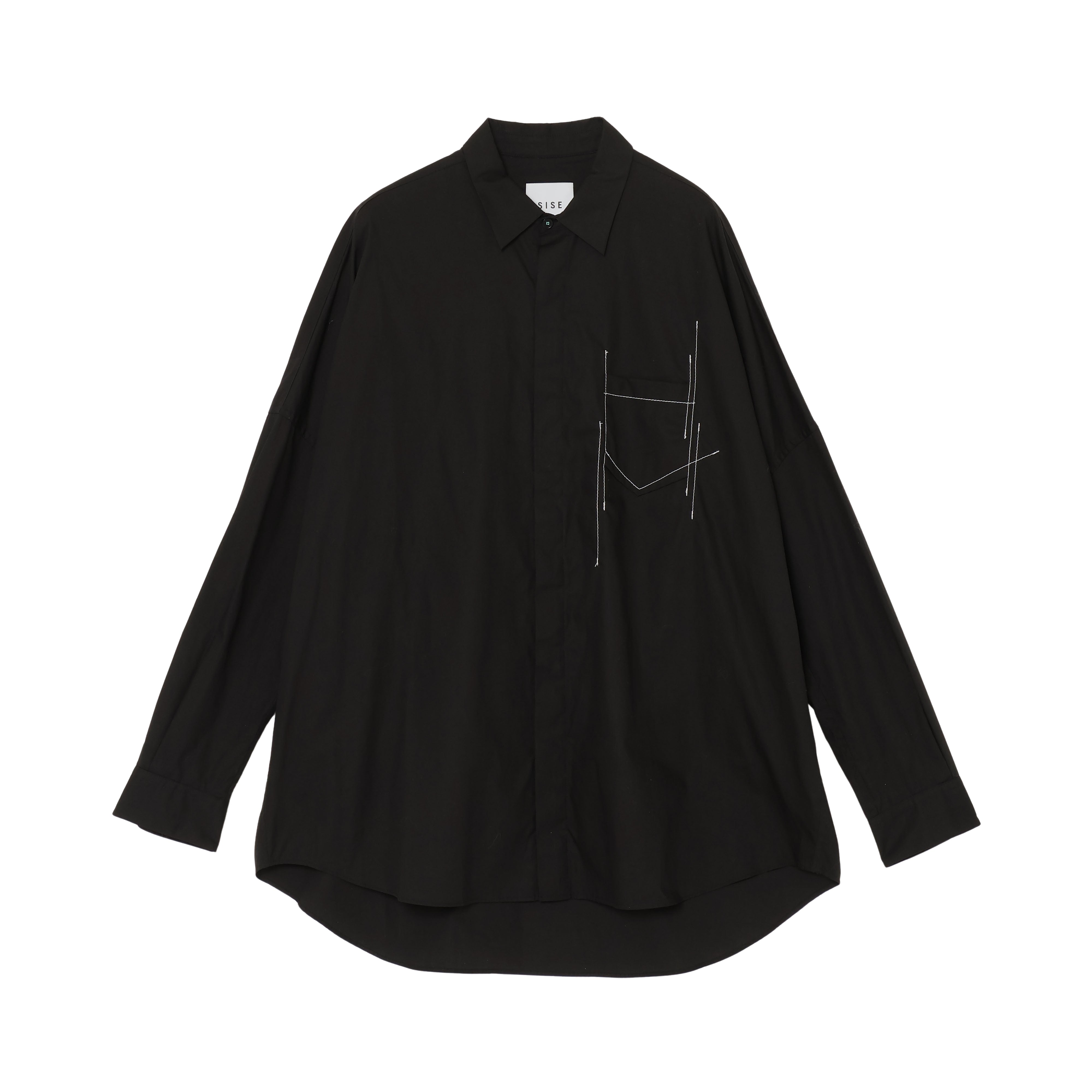 25AW STITCHING SHIRTS (BLACK)