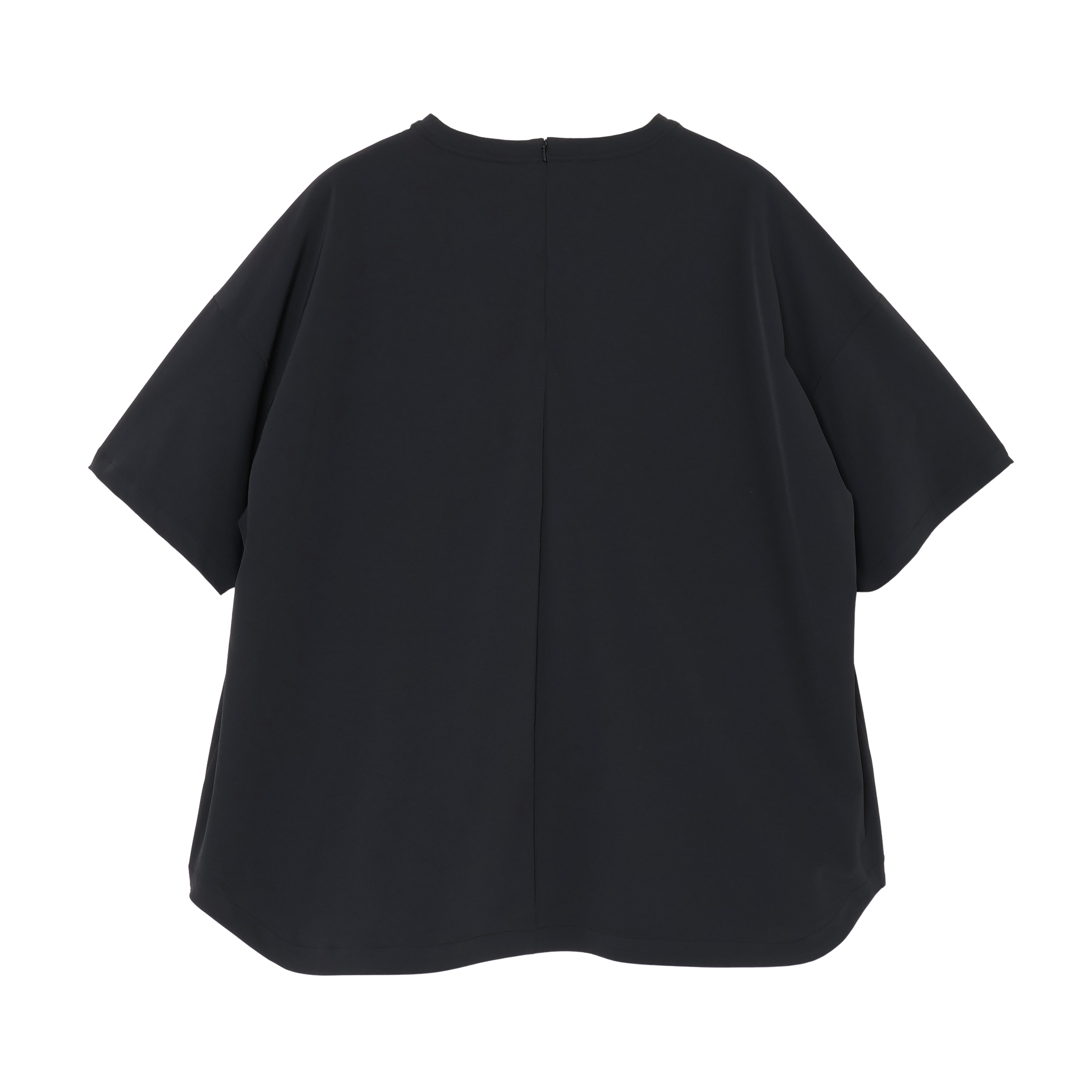 PULLOVER TOP (RECYCLING FAB.) BLACK