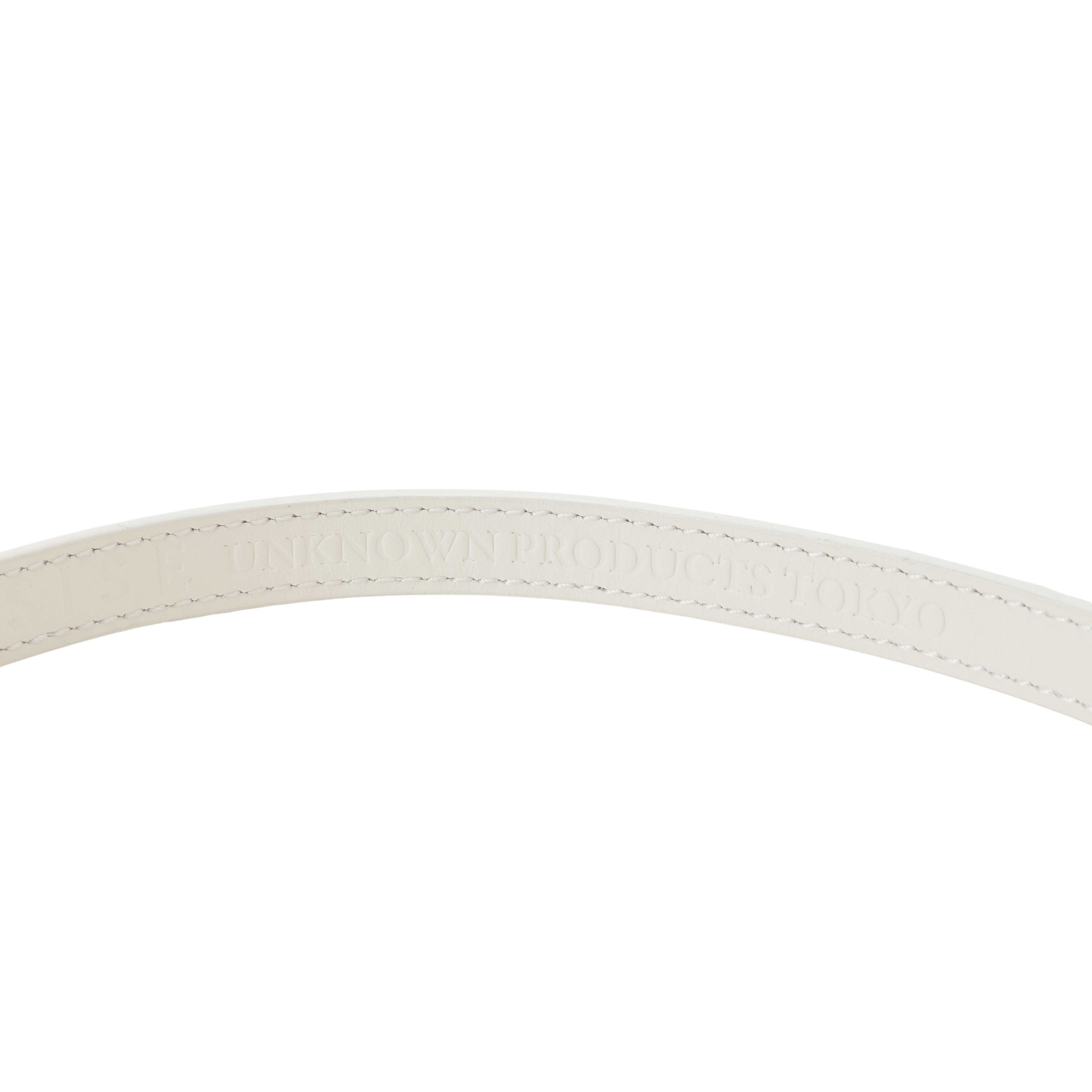 【UNKNOWN PRODUCTS x SISE】 COLLABORATION SMALL LEATHER GOODS (WHITE/ORANGE)