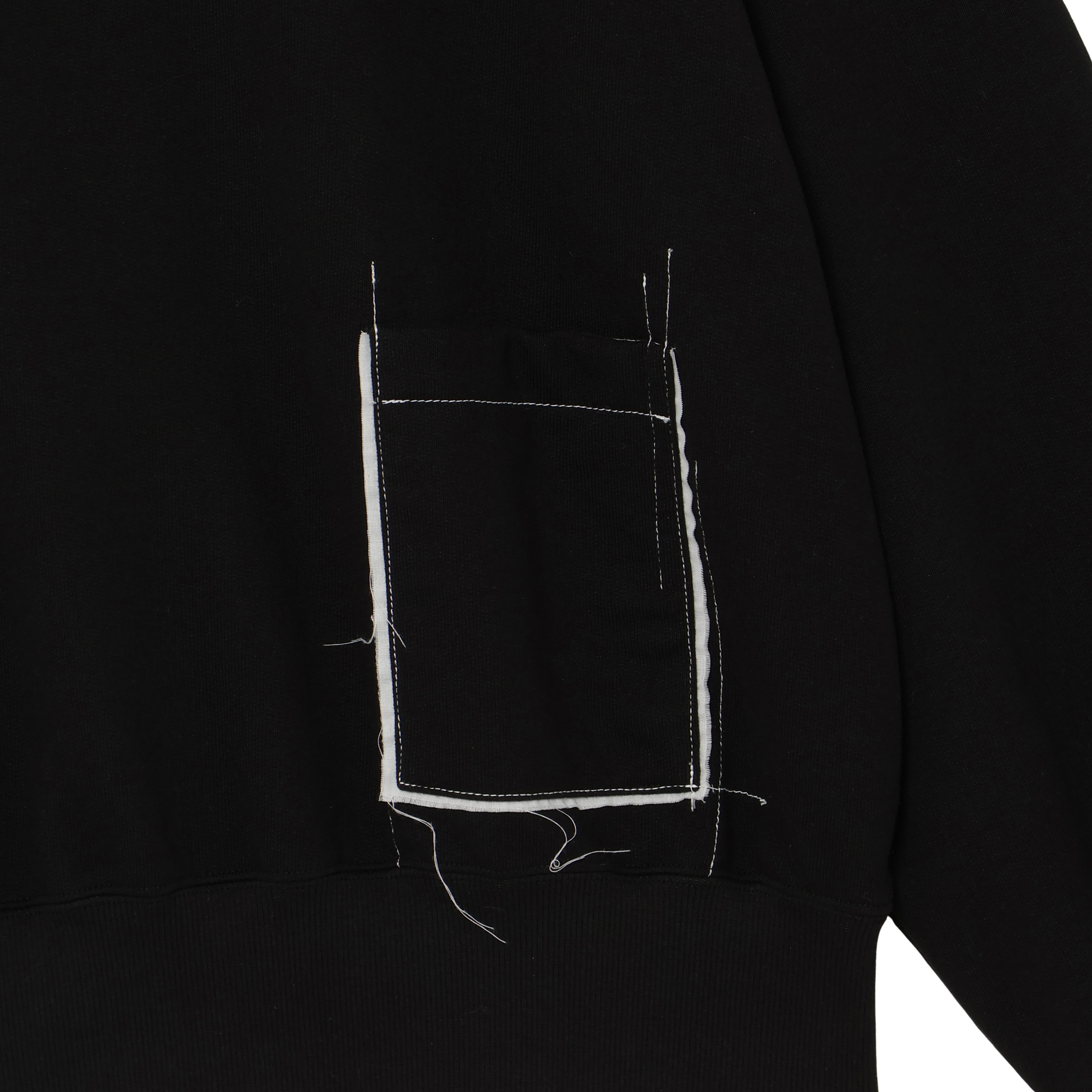 25AW CREW POCKET SWEAT (BLACK)