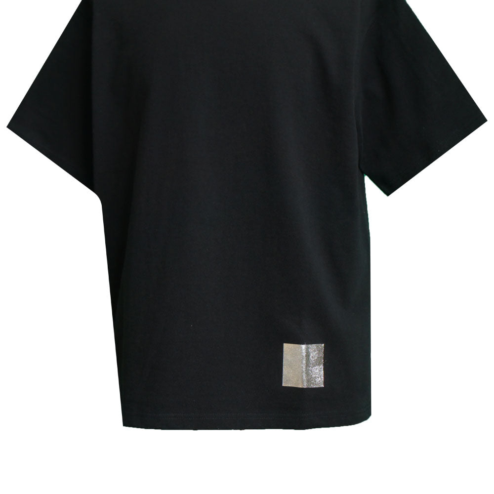 24AW SILVER SQUARE T-SHIRTS (BLACK)
