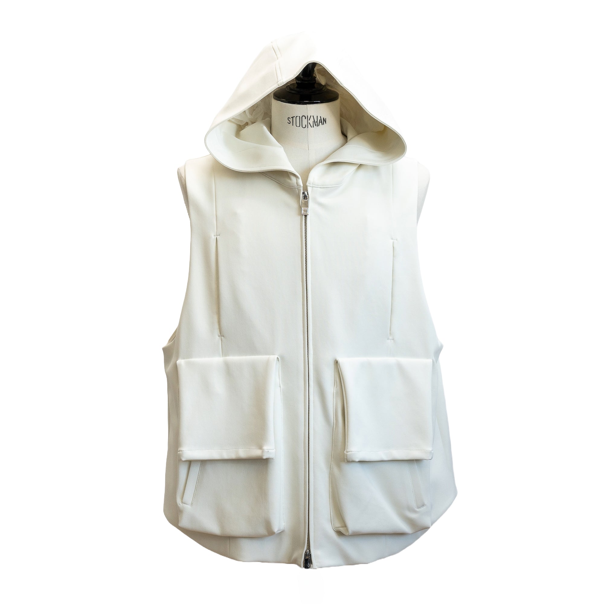 25SS HOODIE VEST (WHITE)