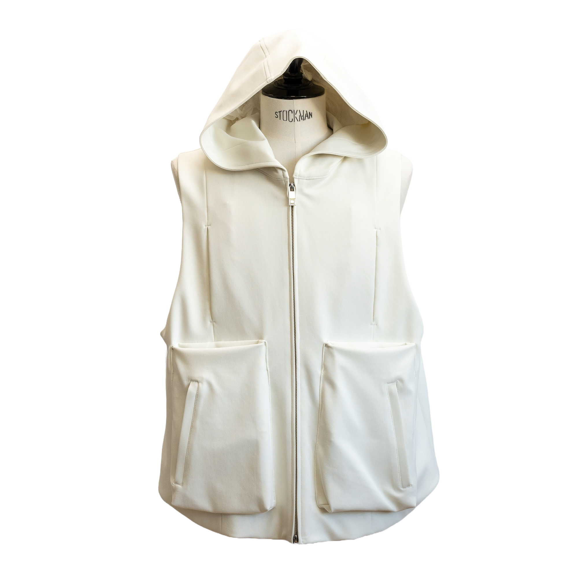 25SS HOODIE VEST (WHITE)