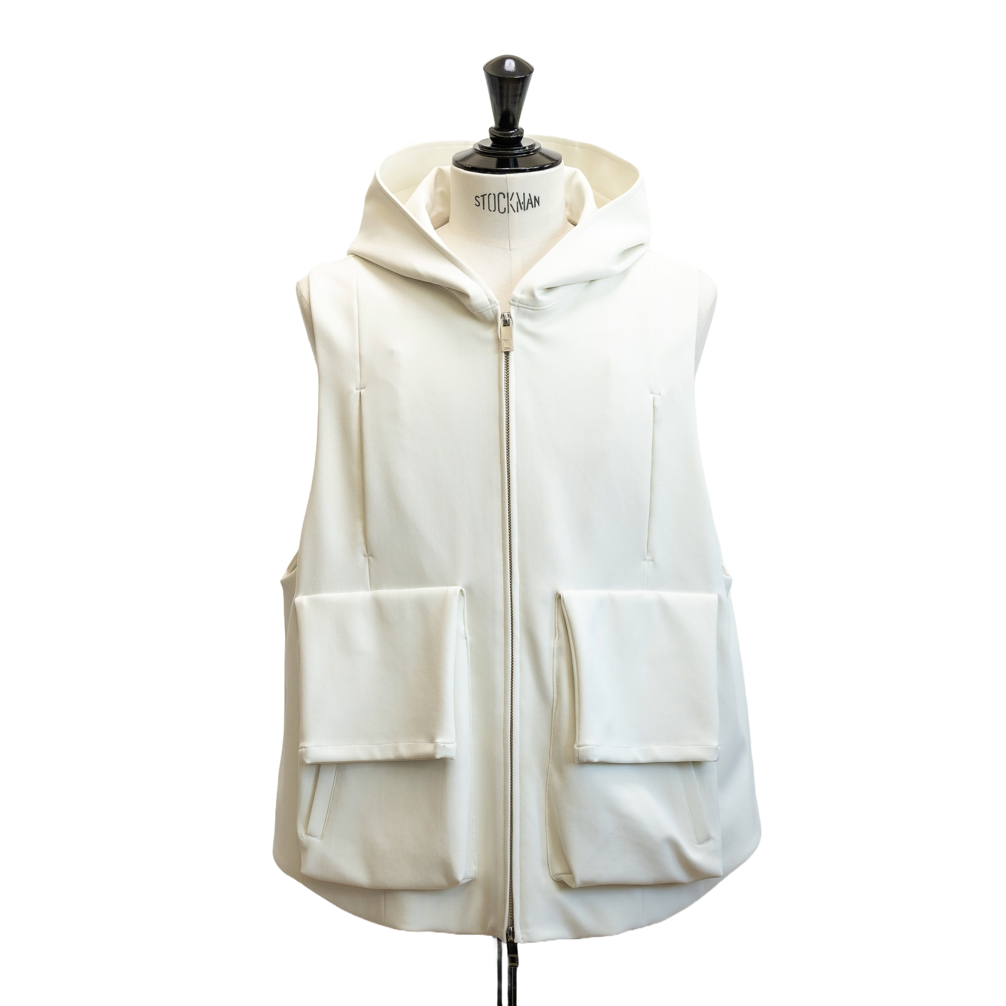 25SS HOODIE VEST (WHITE)