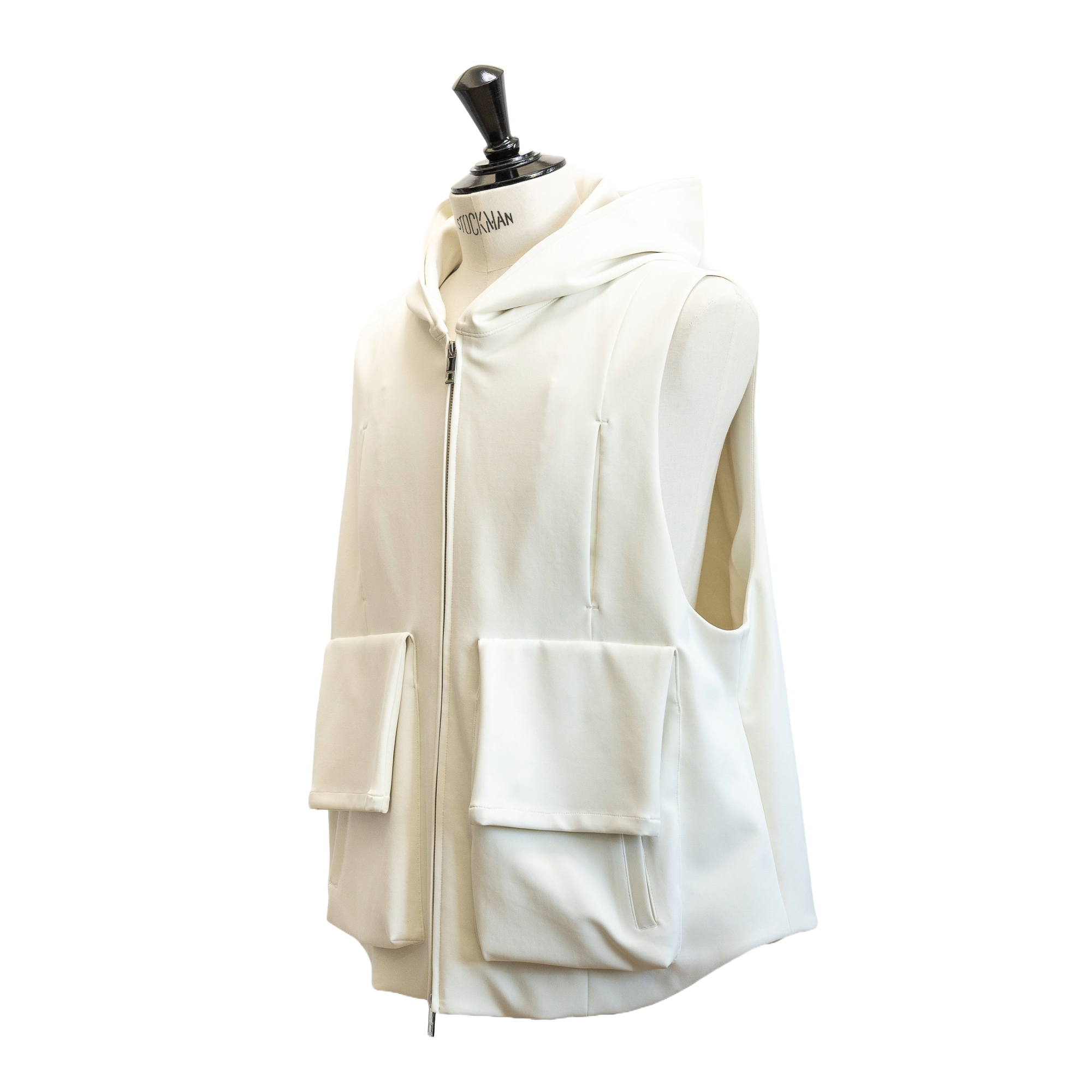 25SS HOODIE VEST (WHITE)