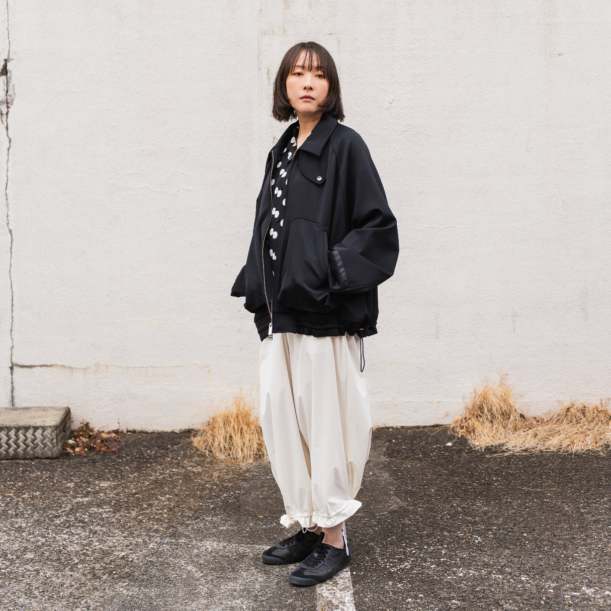 24AW FLIGHT RAGLAN BLOUSON (BLACK)