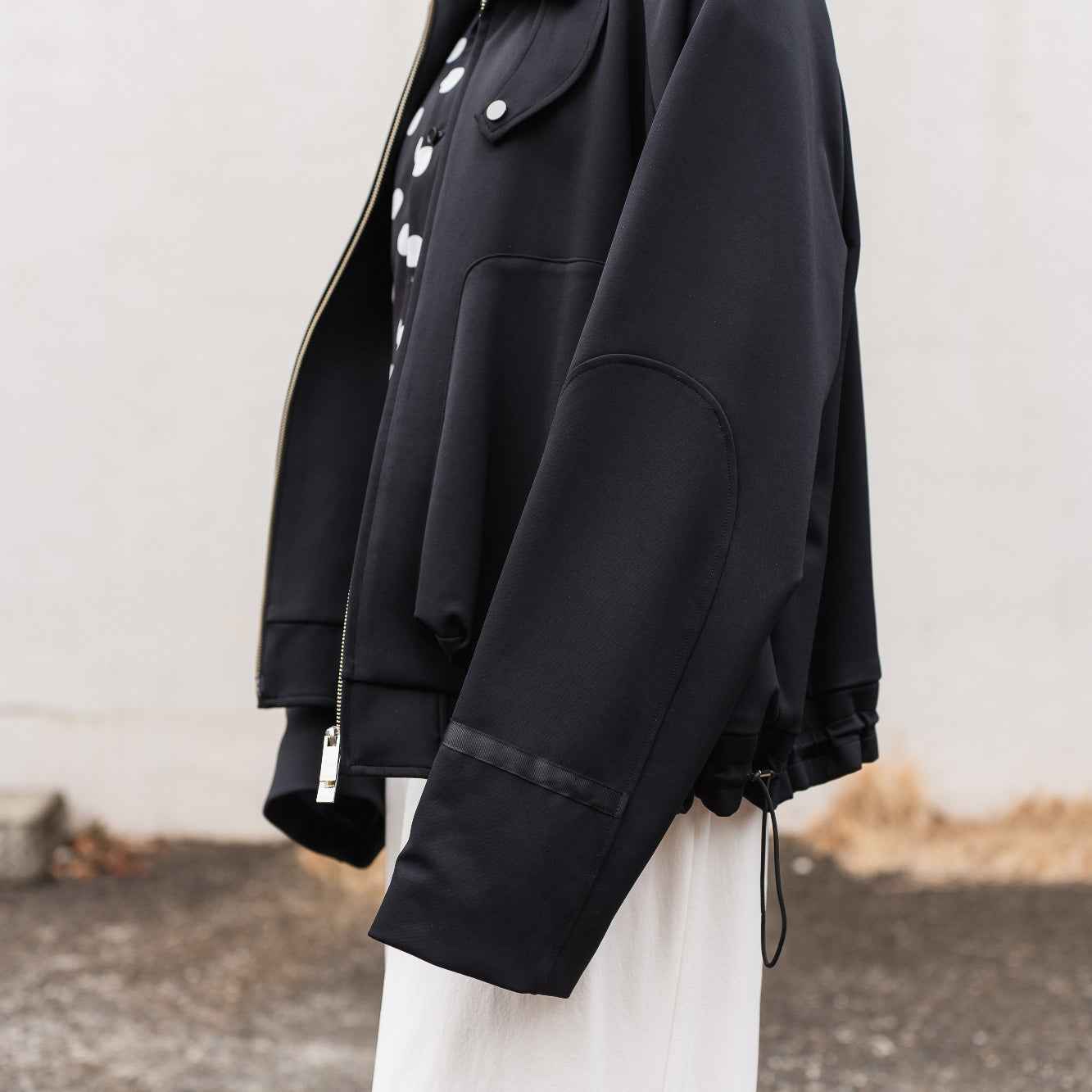 24AW FLIGHT RAGLAN BLOUSON (BLACK)