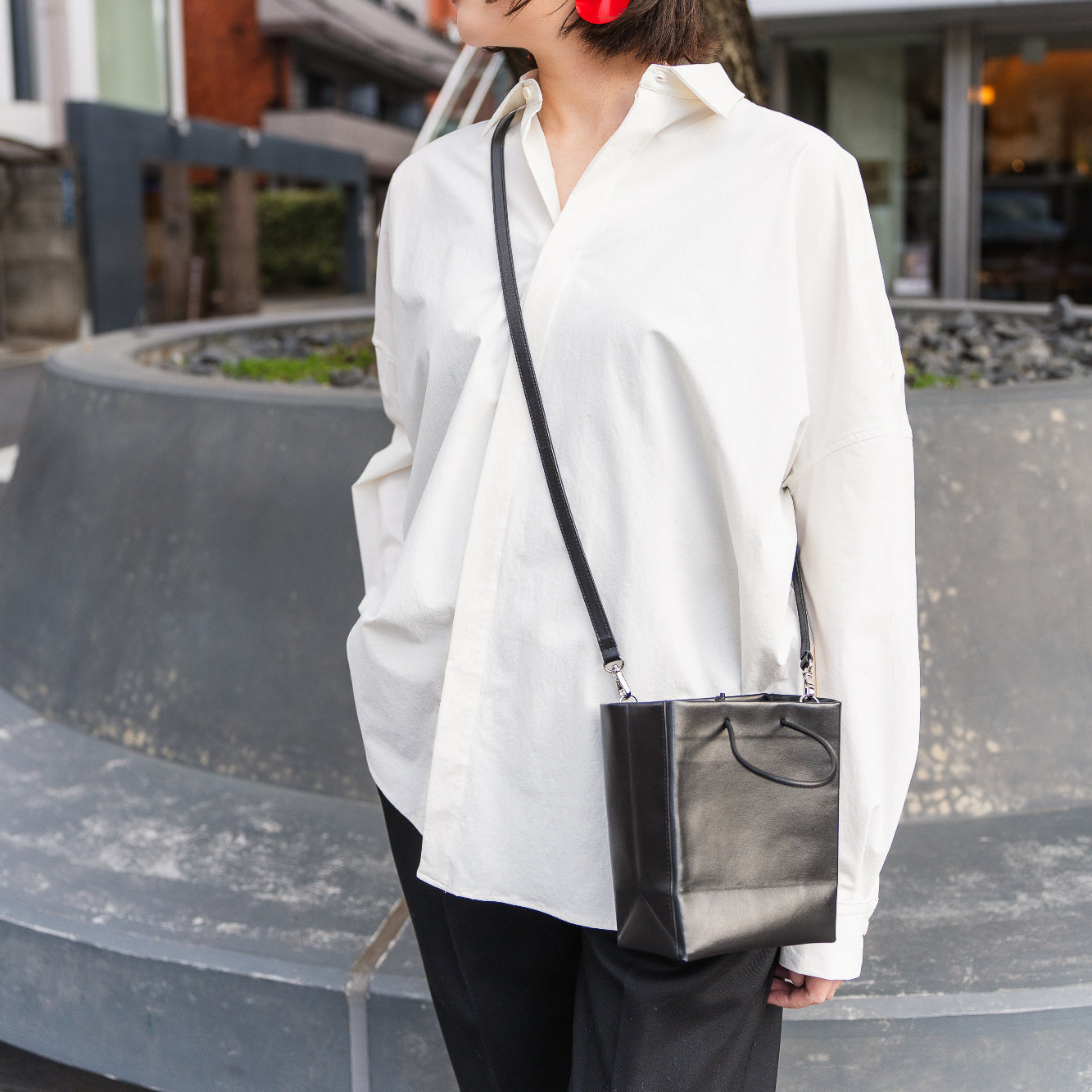 24AW BALLOON SHIRTS FAB_NO.1 (WHITE)