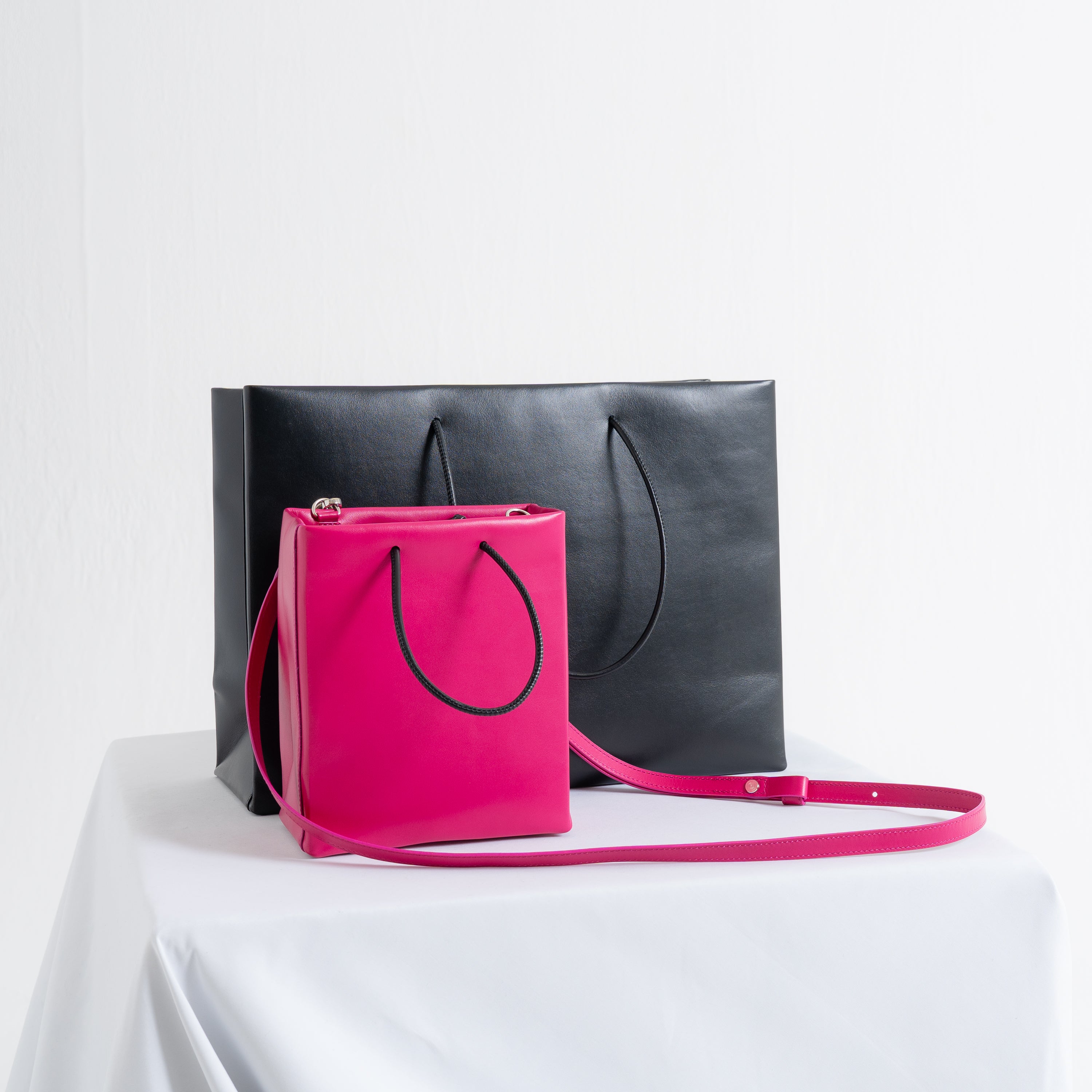 Leather Paper Bag