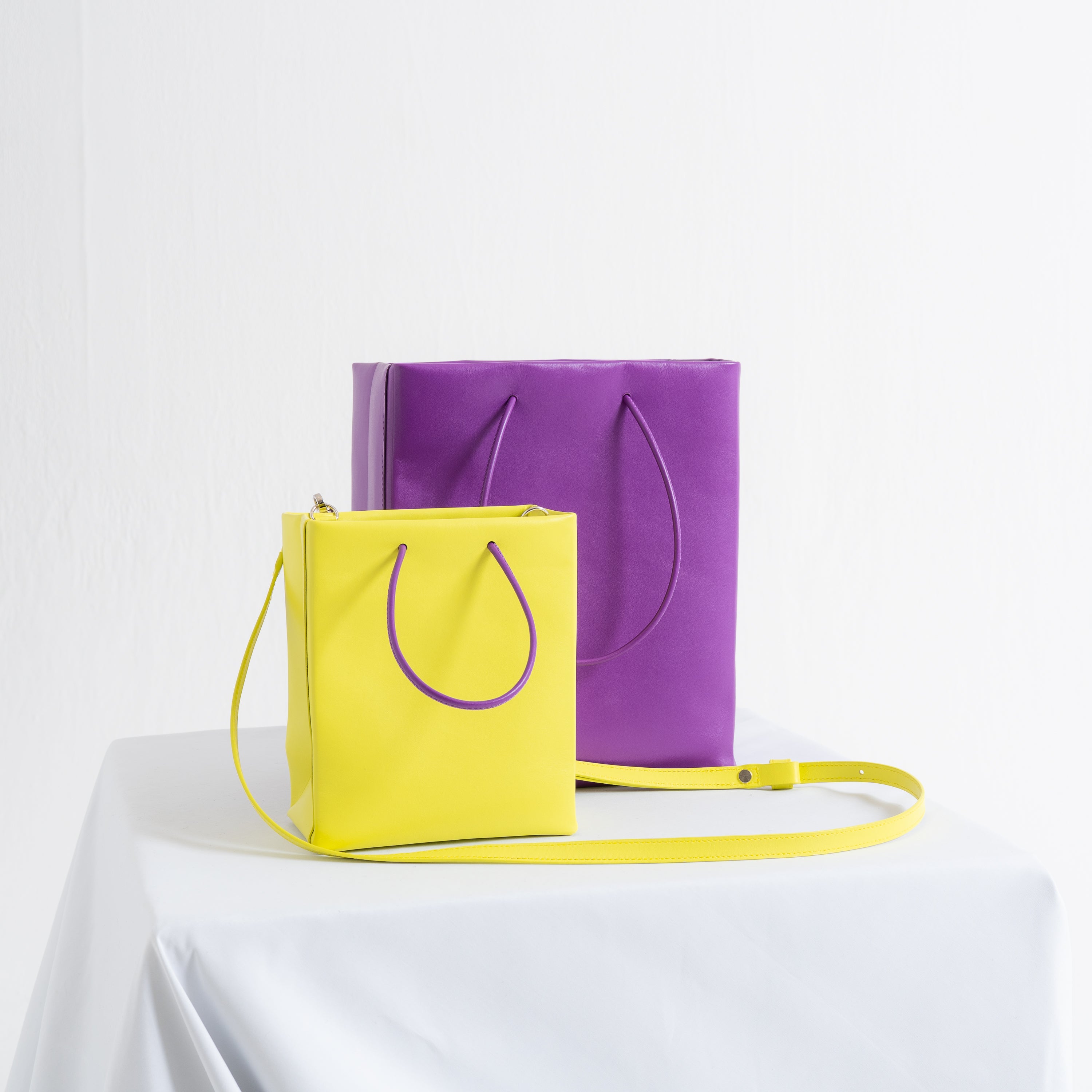 Leather Paper Bag