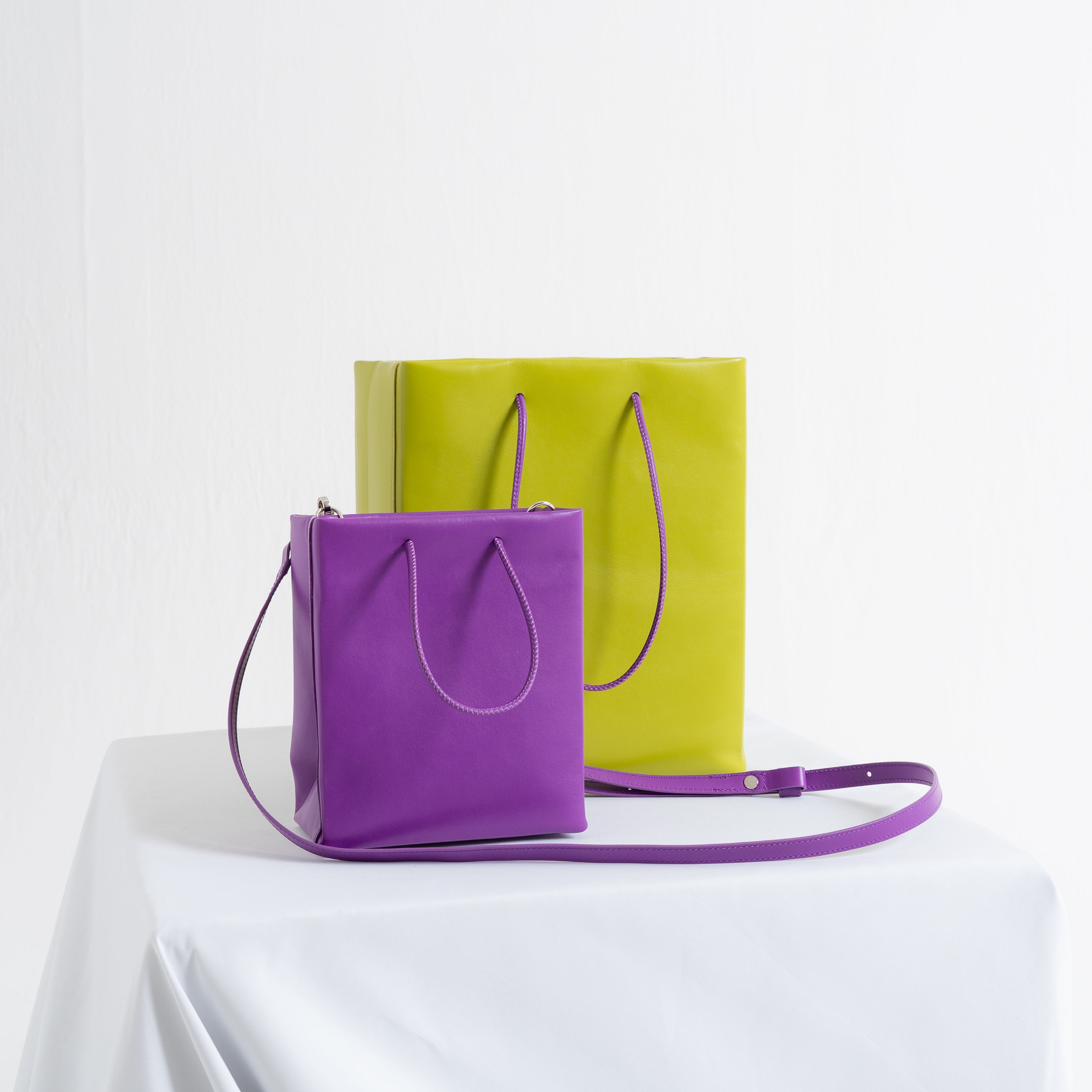 Leather Paper Bag