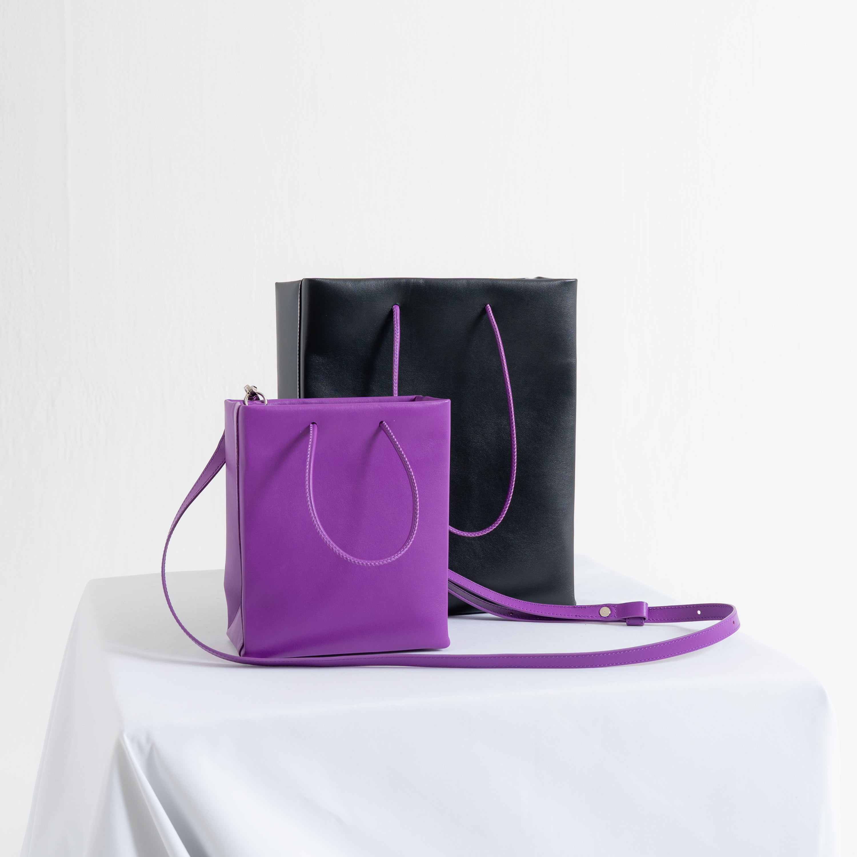 Leather Paper Bag
