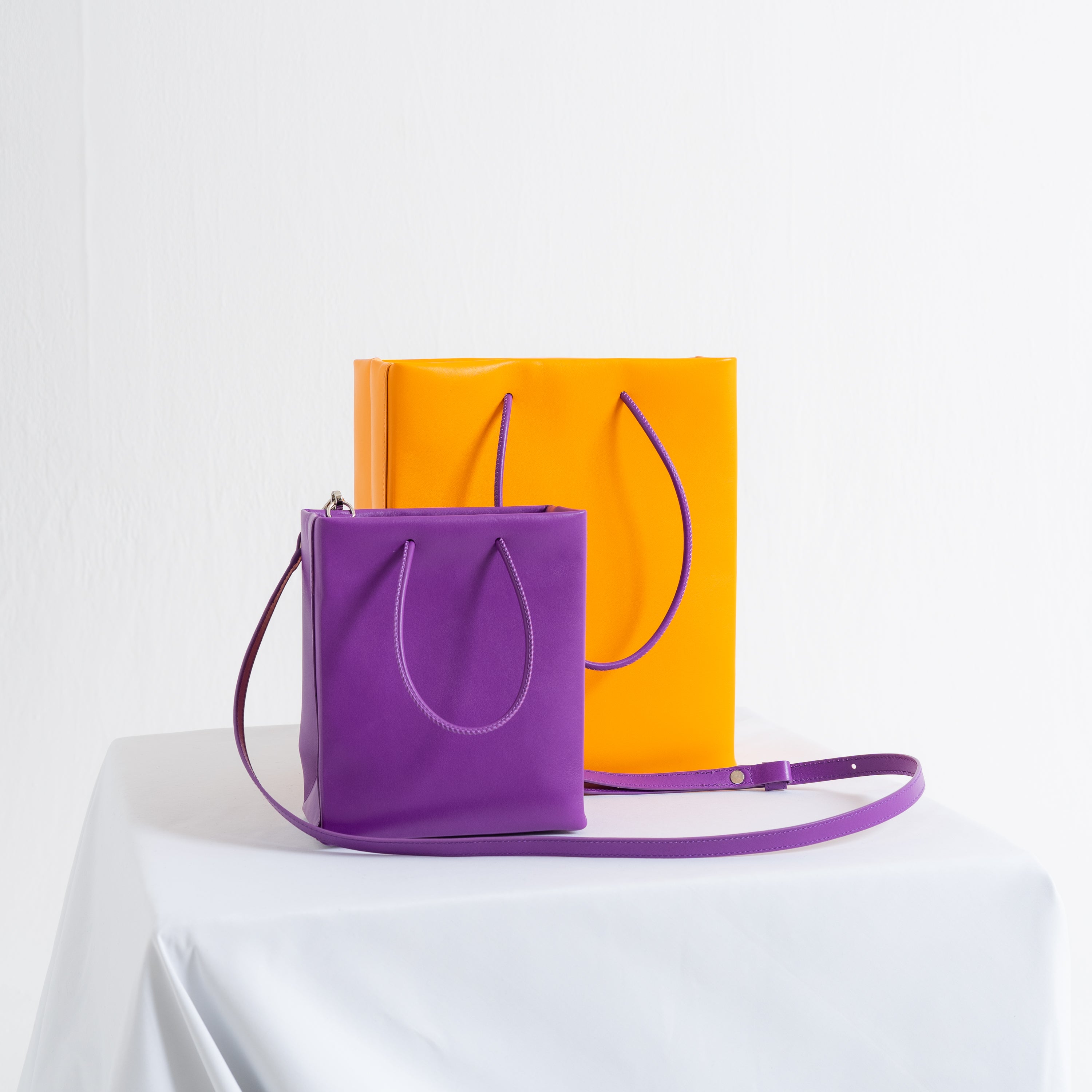 Leather Paper Bag