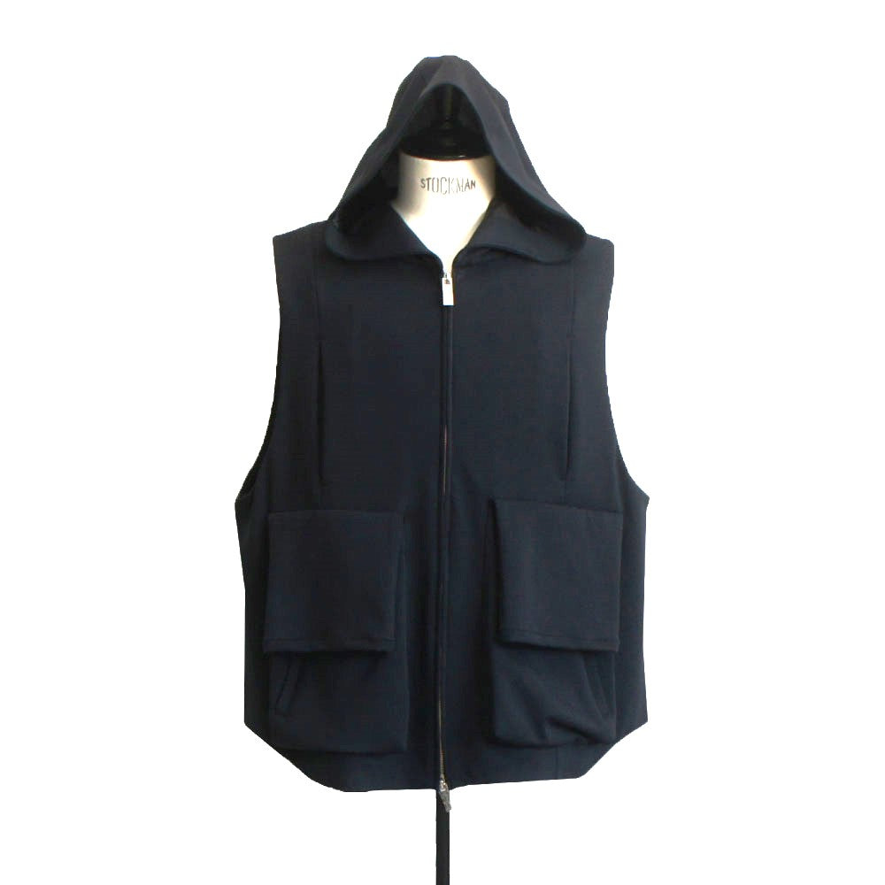 25SS HOODIE VEST (BLACK)