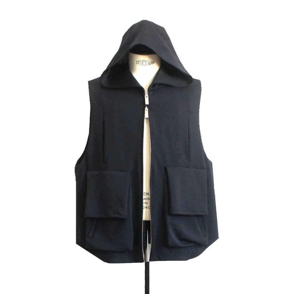 25SS HOODIE VEST (BLACK)