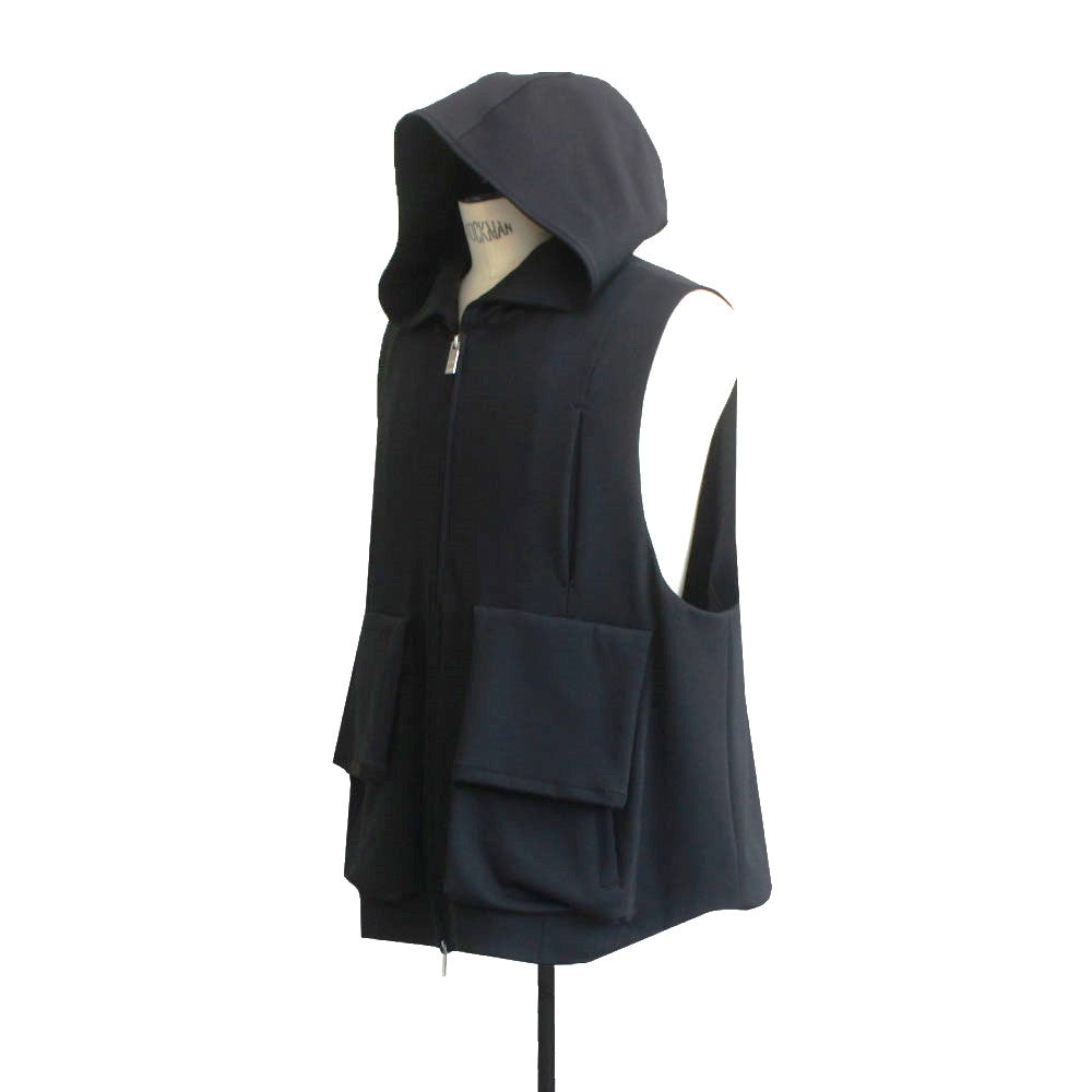 25SS HOODIE VEST (BLACK)