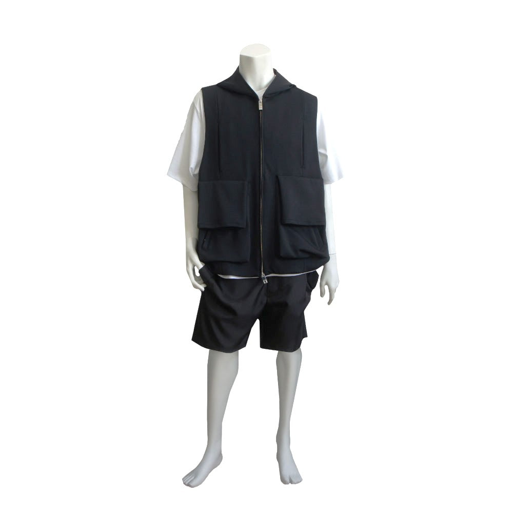 25SS HOODIE VEST (WHITE)