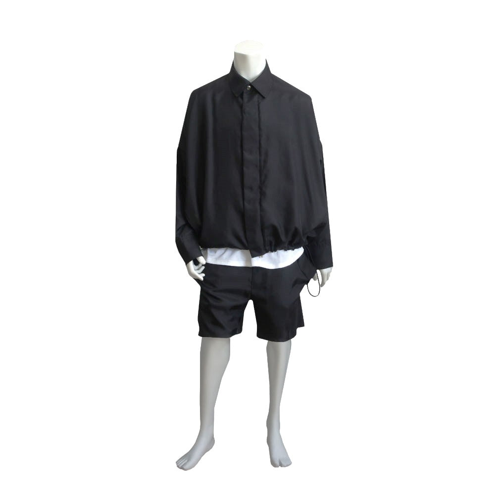 25SS BALLOON GATHER BLOUSON (BLACK)