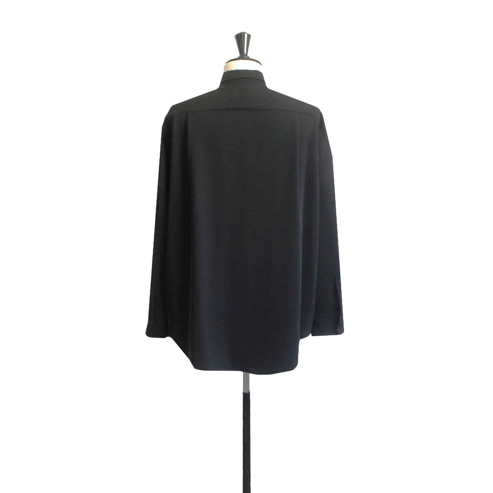 24AW TWILL BALLOON SHIRTS (BLACK)
