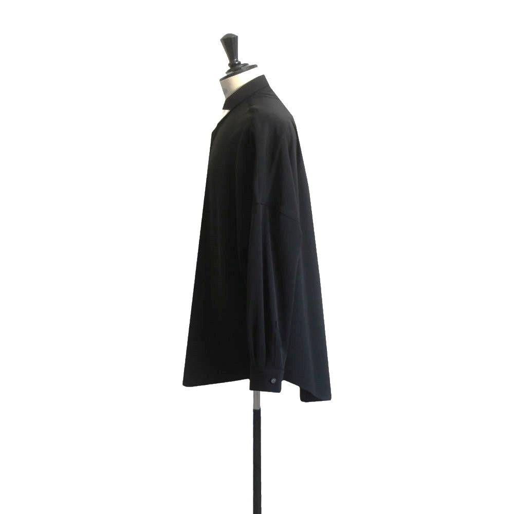 24AW TWILL BALLOON SHIRTS (BLACK)