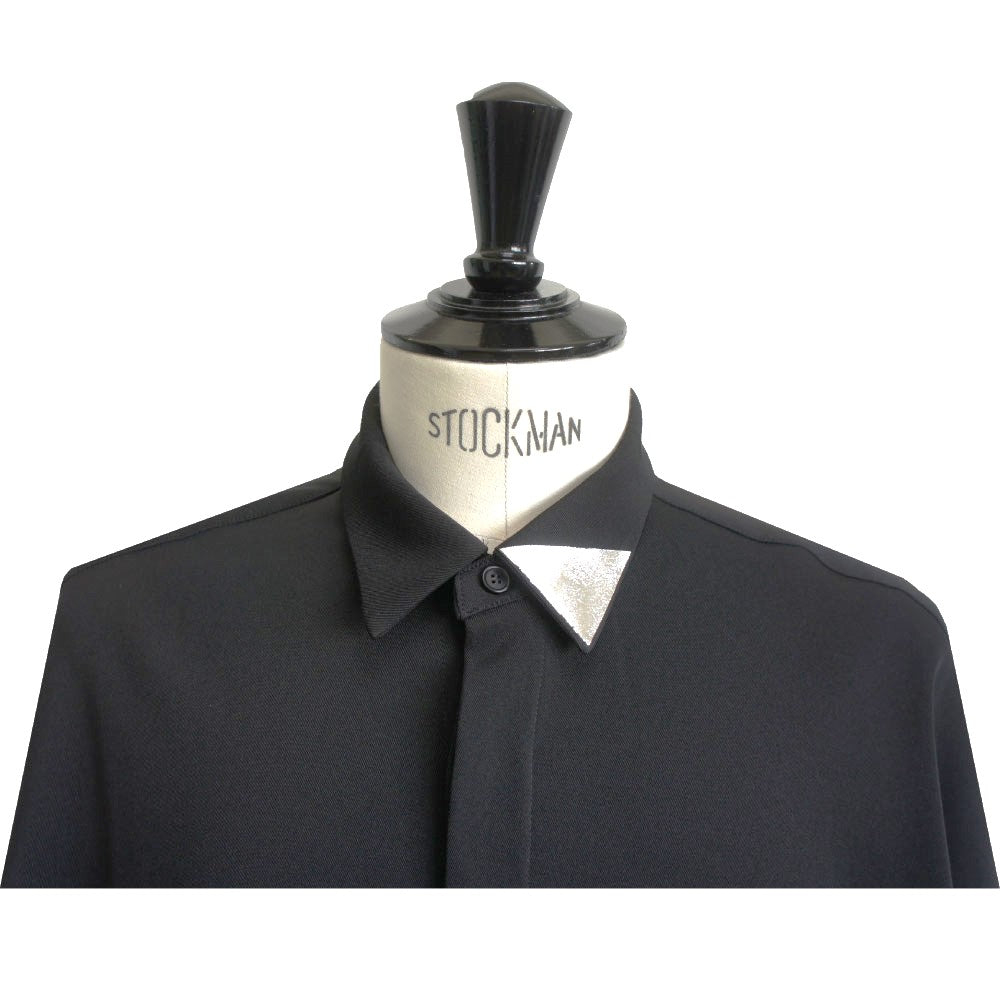 24AW TWILL BALLOON SHIRTS (BLACK)