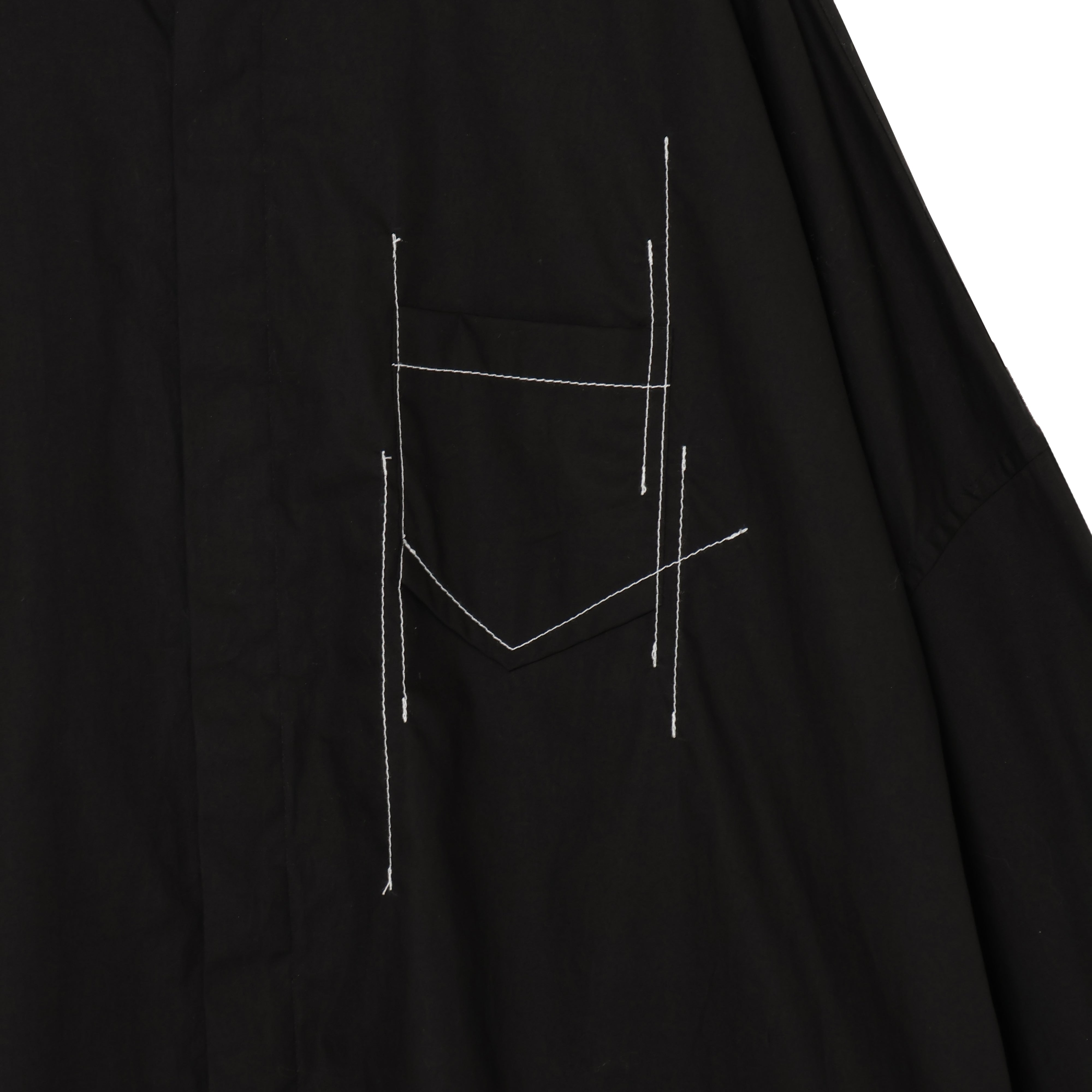 25AW STITCHING SHIRTS (BLACK)
