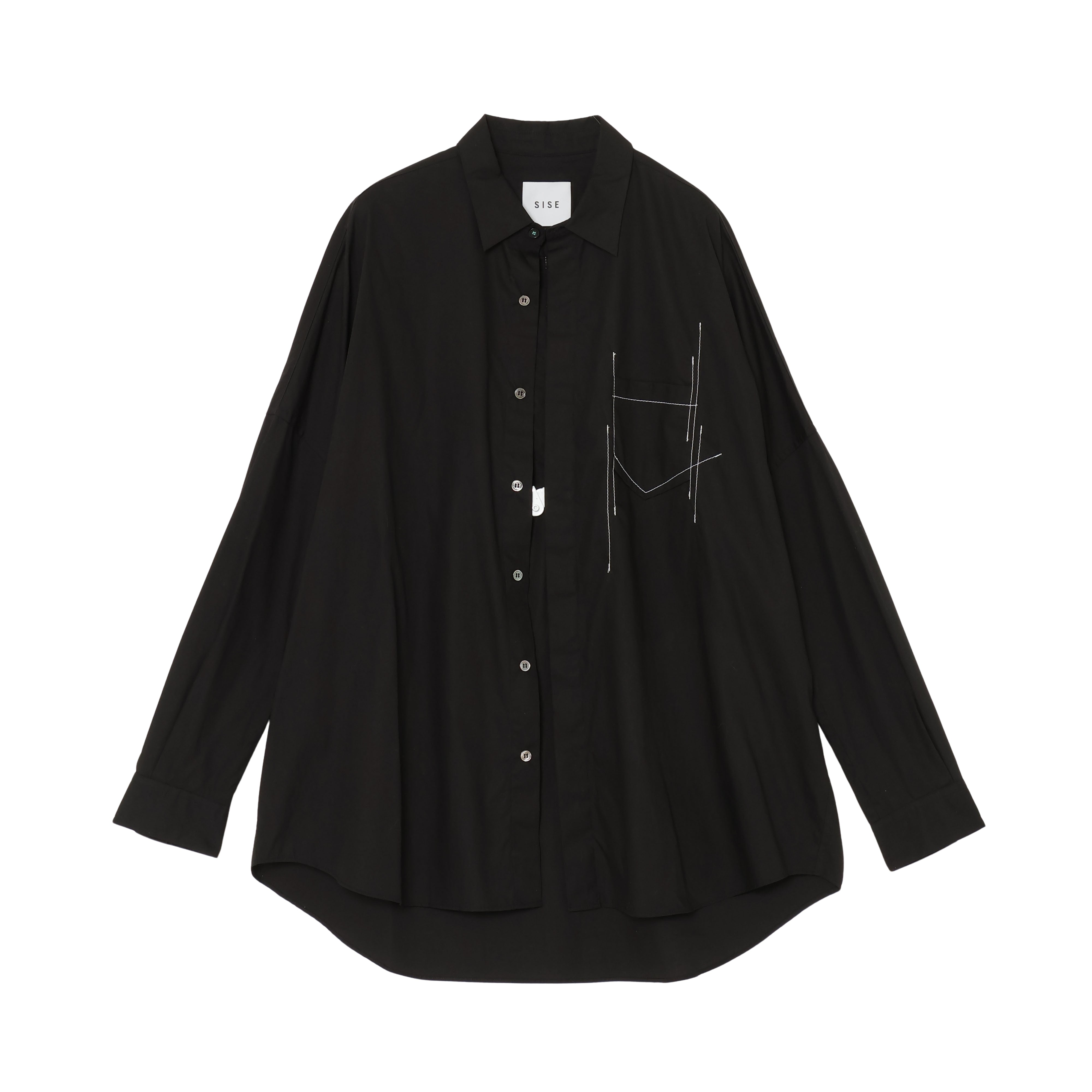 25AW STITCHING SHIRTS (BLACK)