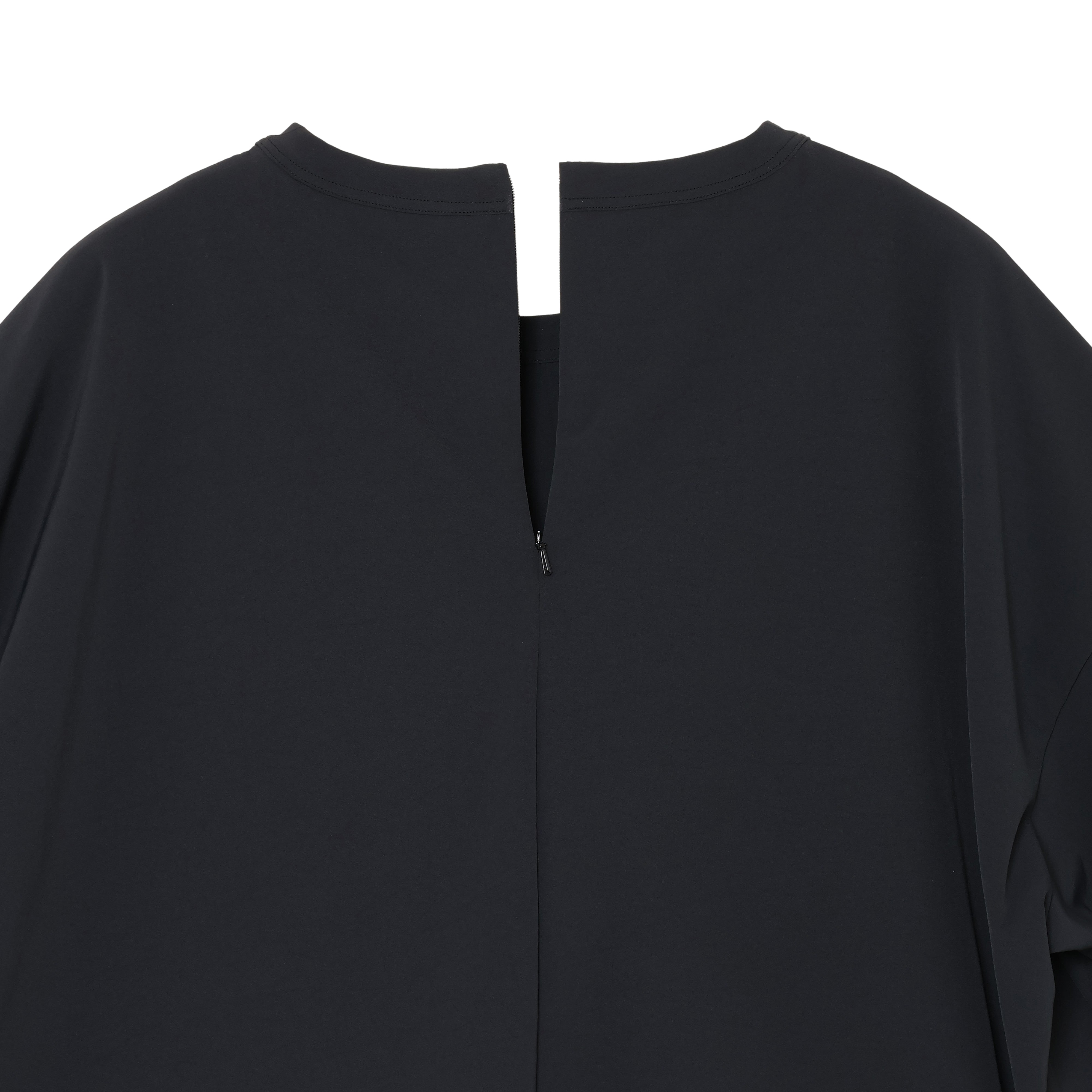 PULLOVER TOP (RECYCLING FAB.) BLACK