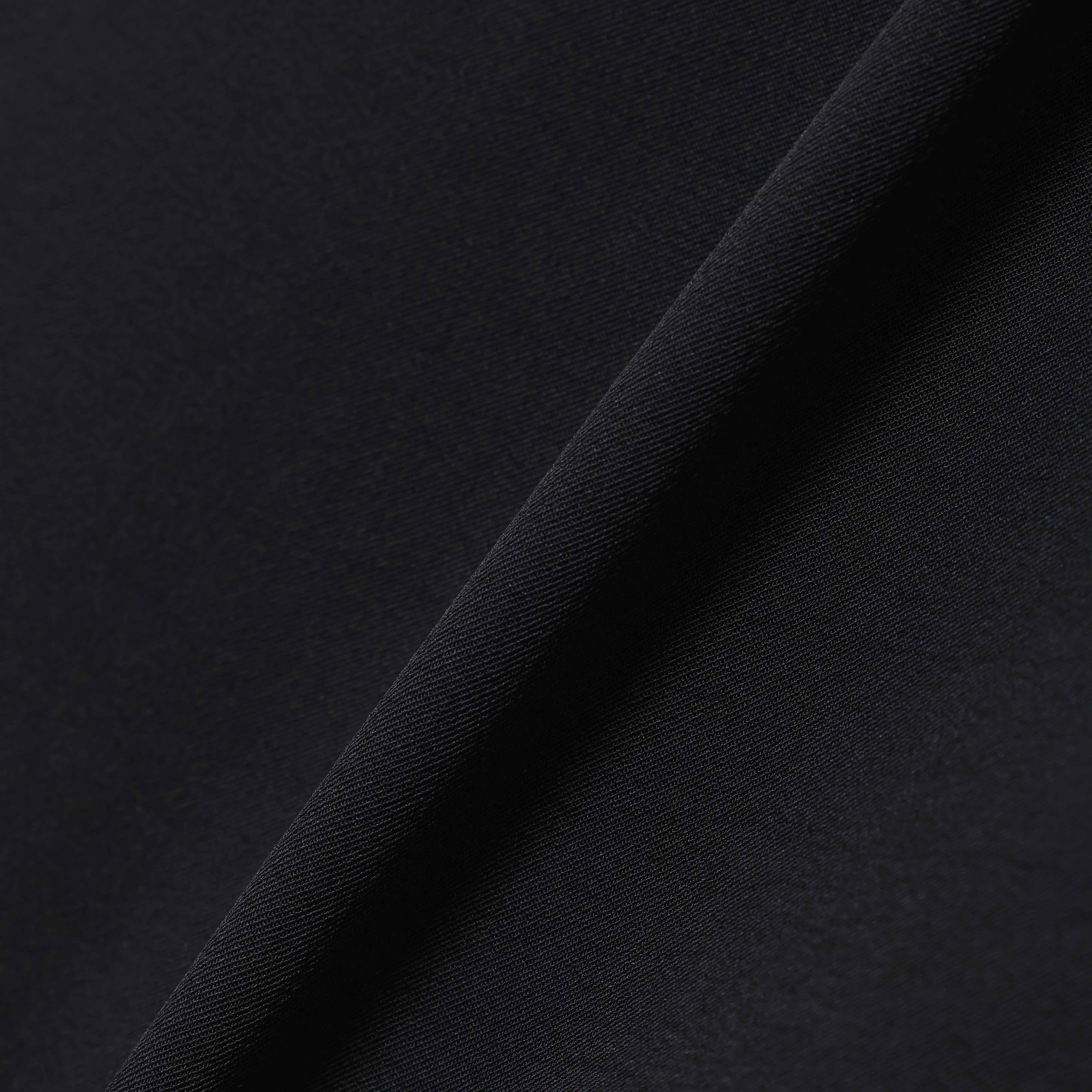 PULLOVER TOP (RECYCLING FAB.) BLACK