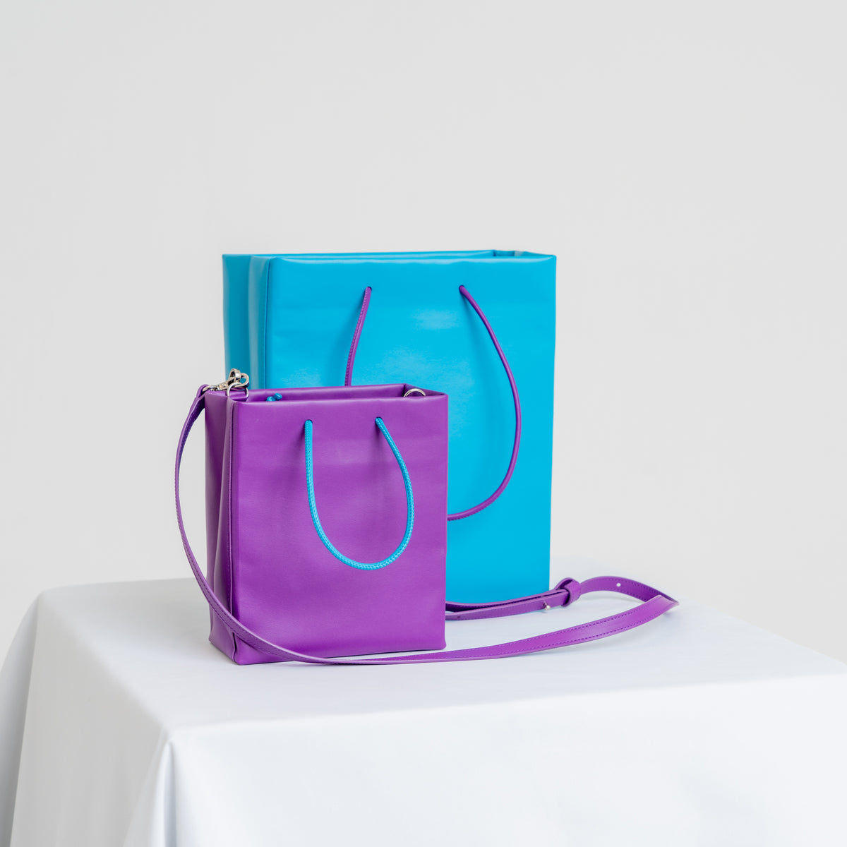 Leather Paper Bag