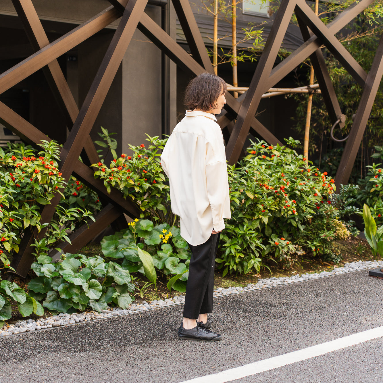 24AW TWILL BALLOON SHIRTS (WHITE)
