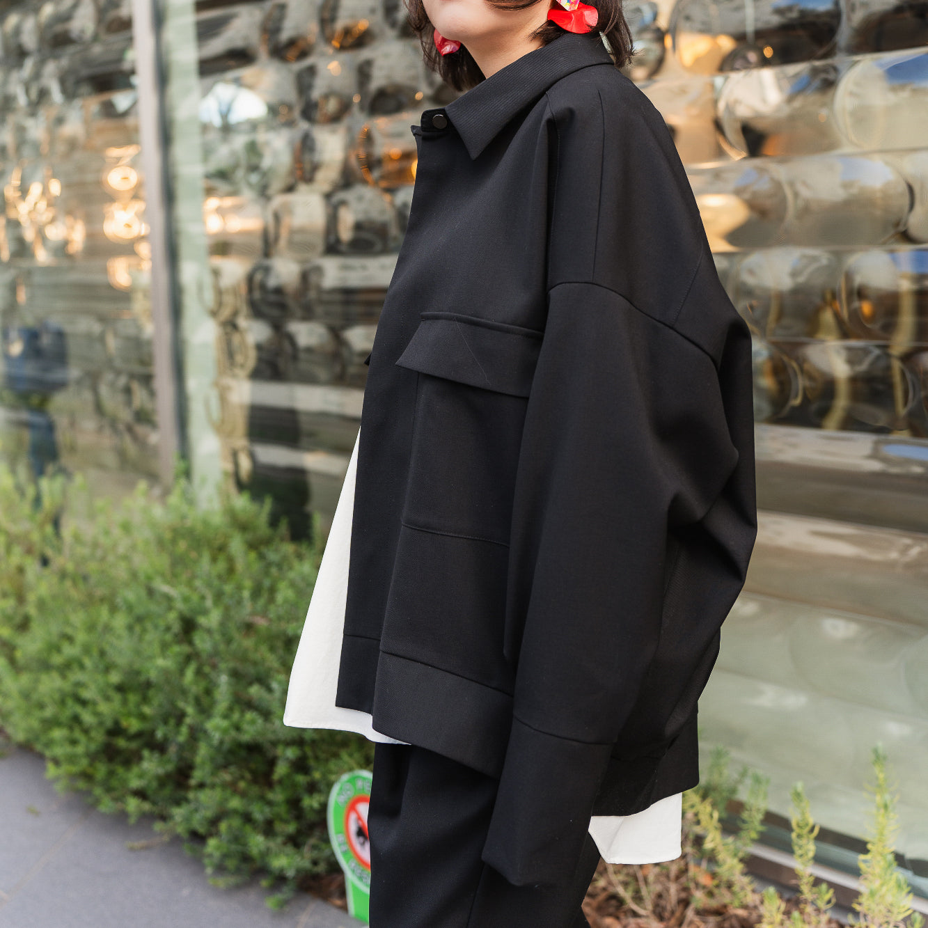 24AW BALLOON COACHS JACKET (BLACK)