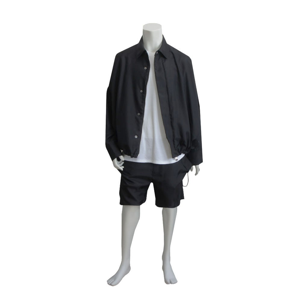 25SS BALLOON GATHER BLOUSON (BLACK)