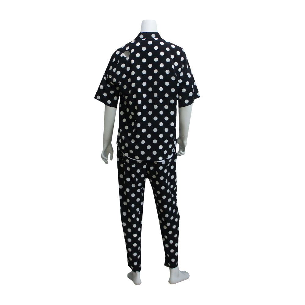 25SS DOTS FLY FRONT SHIRTS (BLACK)