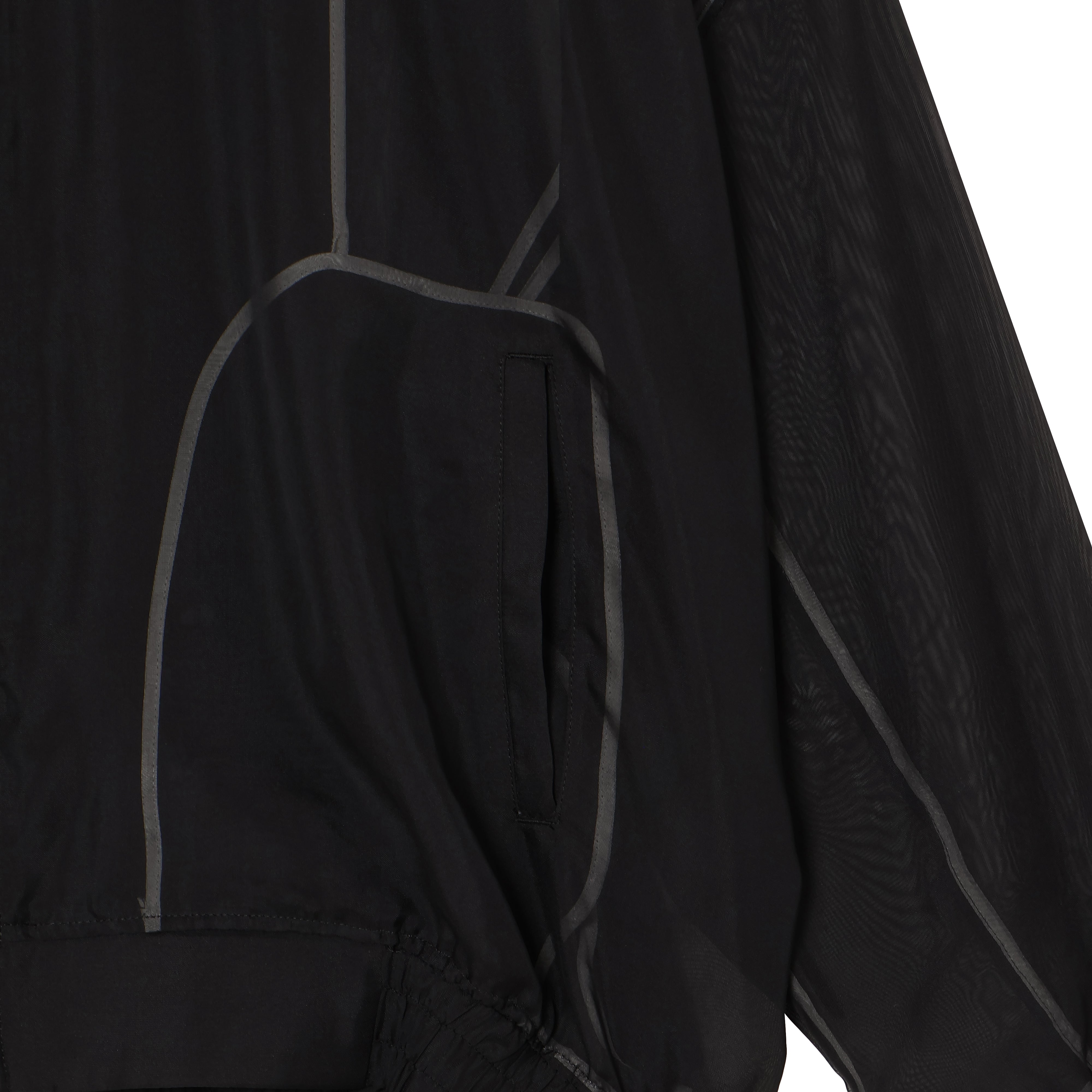 26SS SHEER BALLOON BLOUSON (BLACK)