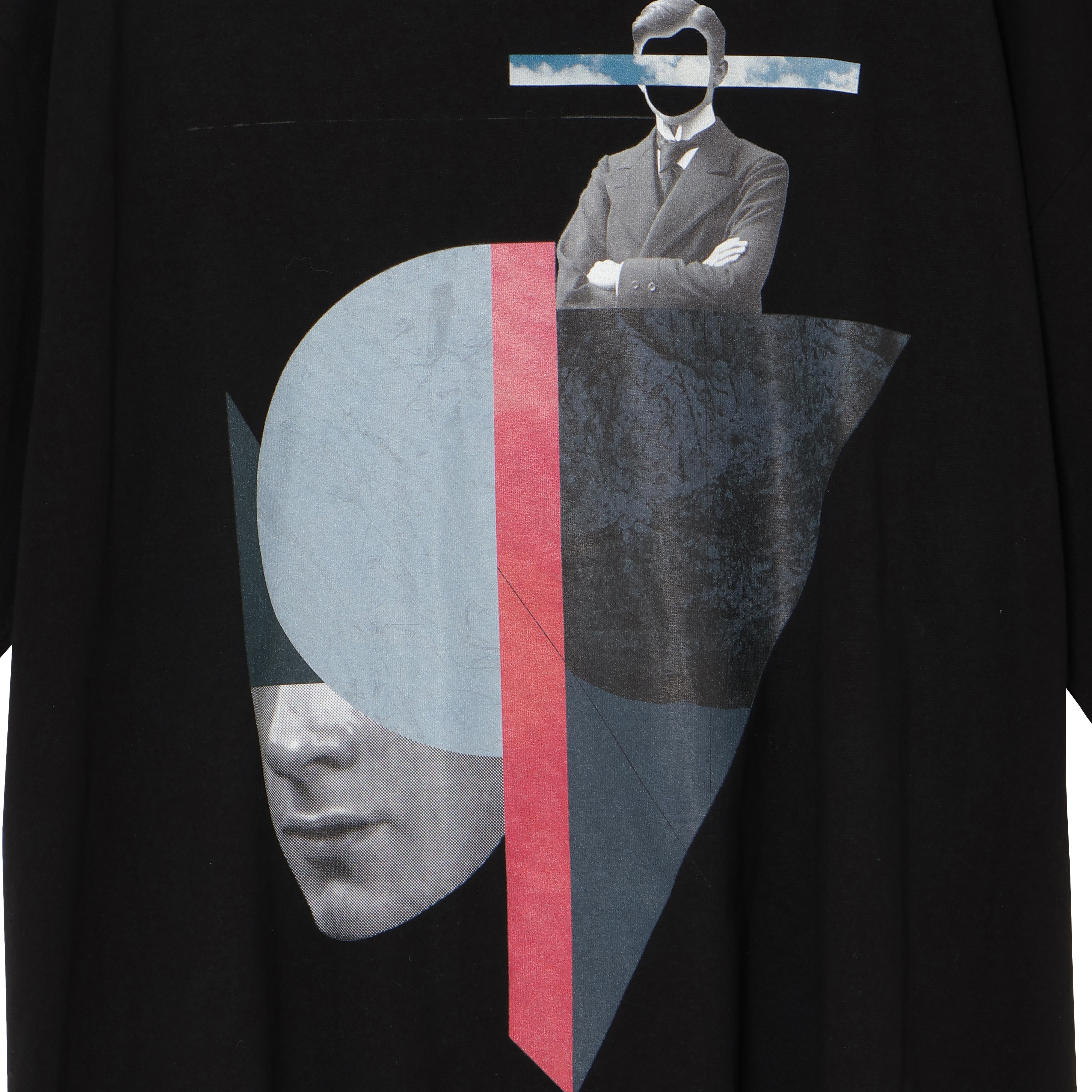 26SS ABSTRACT PORTRAIT T-SHIRTS (BLACK)