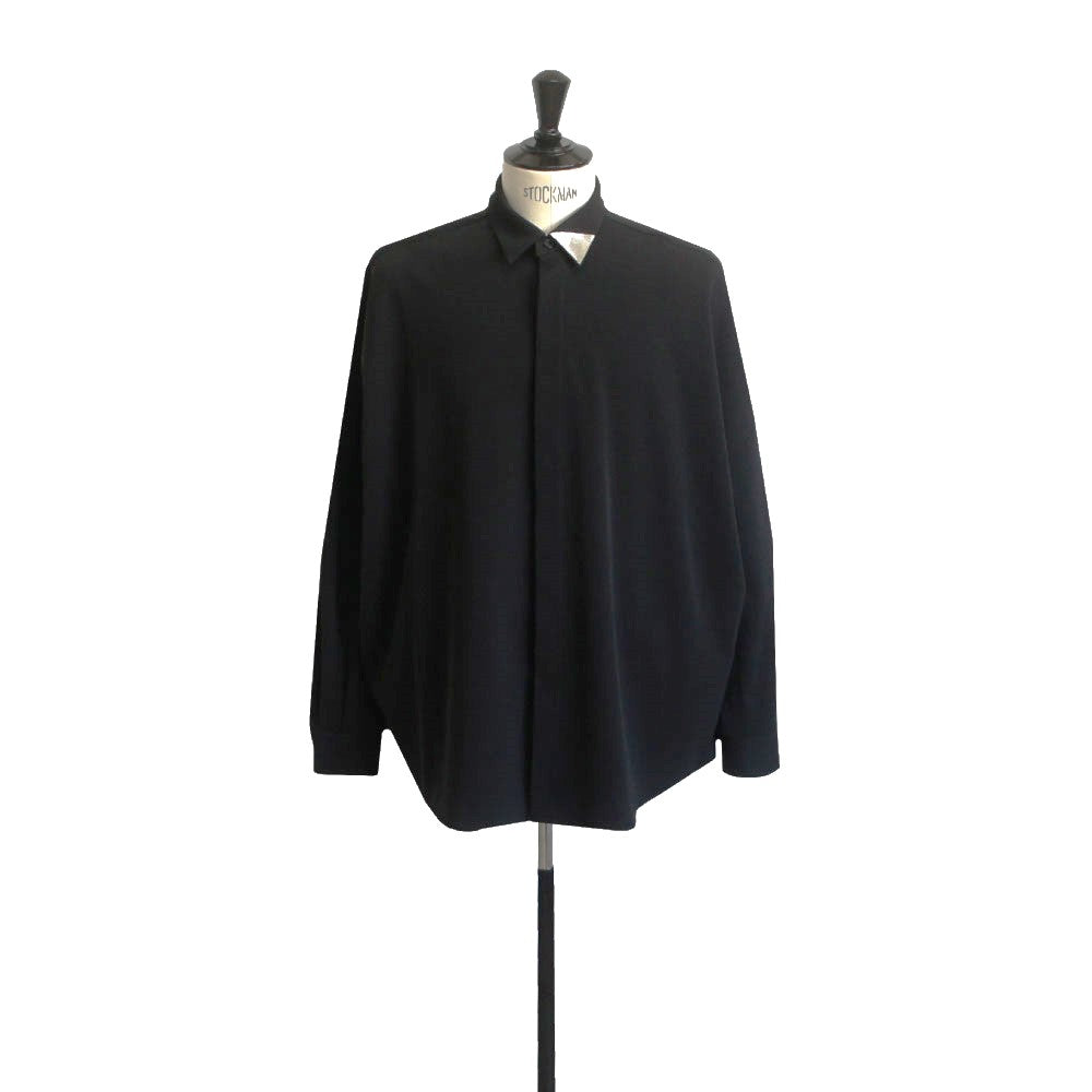 24AW TWILL BALLOON SHIRTS (BLACK)