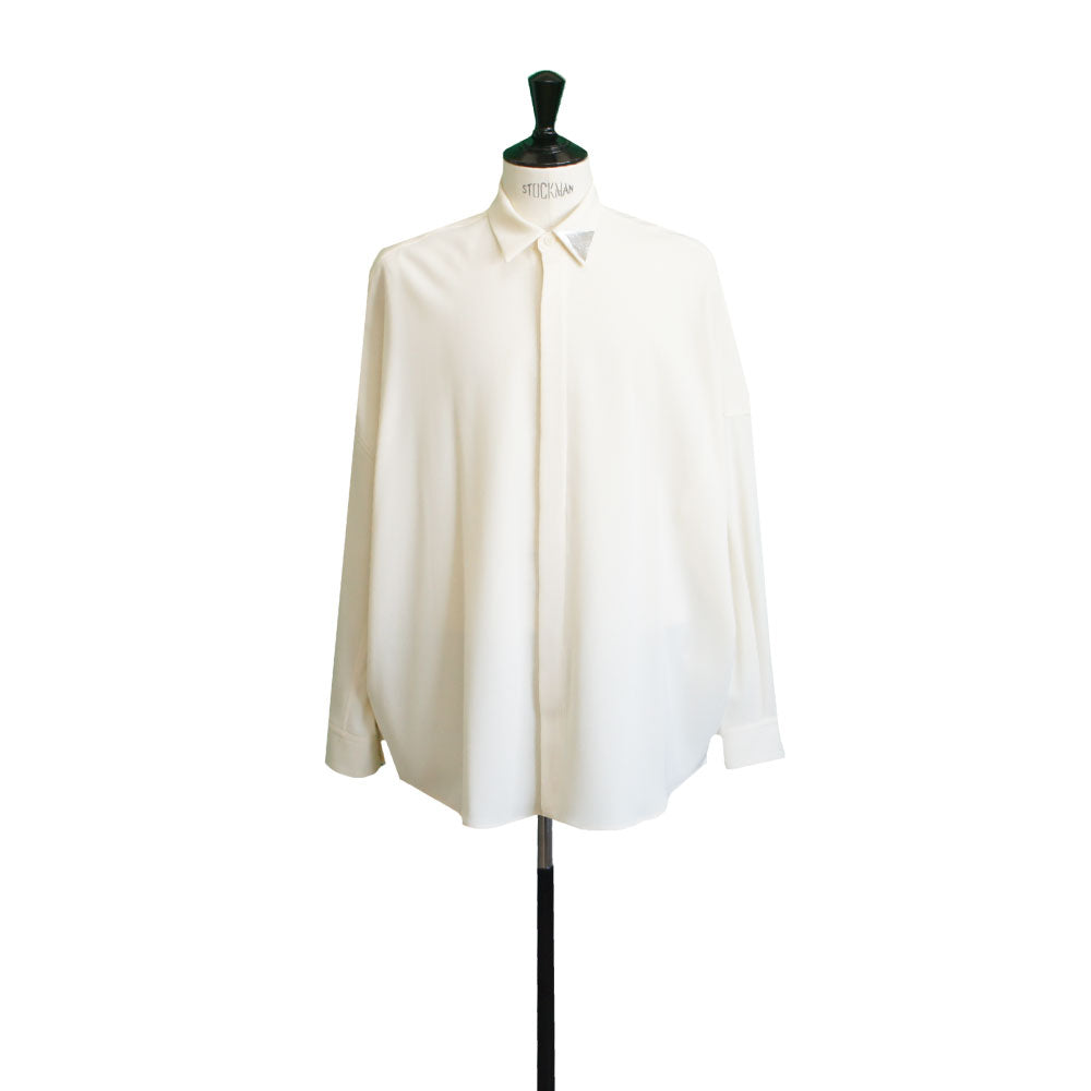 24AW TWILL BALLOON SHIRTS (WHITE)